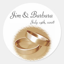 Gold Rings Stickers