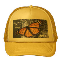 Gold Save Our Monarch Butterfly Trucker's Hat