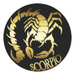 GOLD SCORPIO stickers