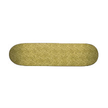 gold sequin effect skateboard