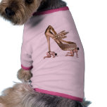Gold Shoe slaves pet clothing