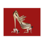 Gold Shoe slaves Post Cards postcards