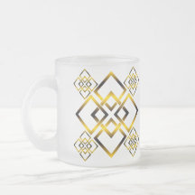 Gold Squares Mug