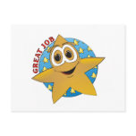 Gold Star Cartoon postcards