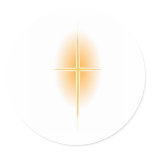 Gold Star Cross with Glow