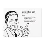 GOLD-STAR GAY POSTCARDS