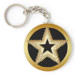 GOLD STAR KEY CHAIN