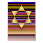 Gold Star of David Card