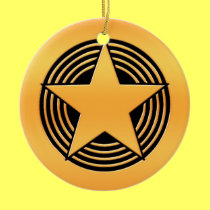 Gold Star ornaments