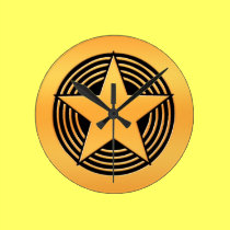 Gold Star wall clocks