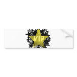 Gold Star VIP bumper stickers