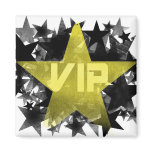 Gold Star VIP magnets