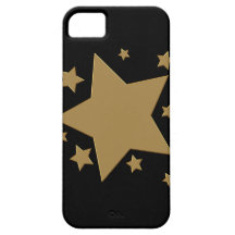 Gold Stars iPhone 5 Covers