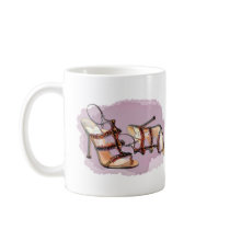 Gold Studded Sandal Stilettos Mugs