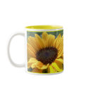 Gold Sunflower mugs
