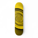 Gold Swirl Custom Skateboard