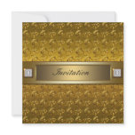 Gold Swirls Gold All Occasion Party Template Invites