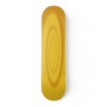 Gold swirly fractal custom skateboard