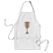 Gold TROPHY : Award Reward Celebration Apron