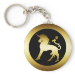 GOLD UNICORN keychains