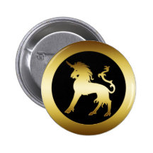 GOLD UNICORN PIN