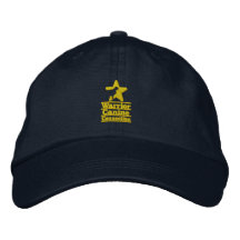 Gold WCC embroidered navy hat Embroidered Hats