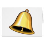 Gold Wedding Bell cards