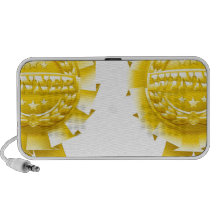Gold winner rosettes travel speakers