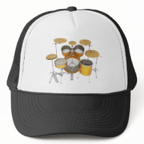 Gold / Yellow Drum Kit: