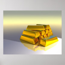 Goldbars Print