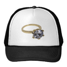 GoldDiamondRing112409 Trucker Hat