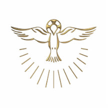 Golden "3-D" Ascent of The Holy Spirit Cut Outs