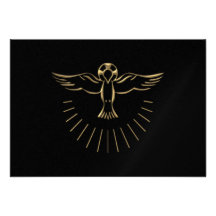 Golden "3-D" Ascent of The Holy Spirit Custom Announcement