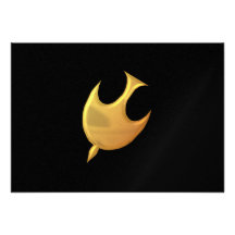 Golden "3-D" Holy Spirit Invitations