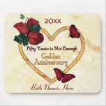 Golden 50 Anniversary mousepads