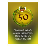 Golden 50th Anniversary Invite