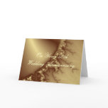 Golden 50th Wedding Anniversary cards