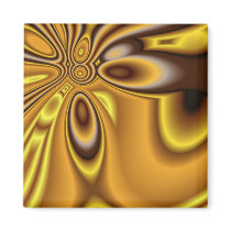 Golden Abstract  ~ magnet