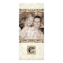 Golden Age of Elegance, Photo Wedding Invitation