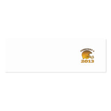 golden american football helmet ball 2013 business cards