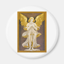 Golden Angel Fridge Magnets