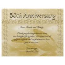 Golden Anniversary Bands Of Love Set Custom Flyer