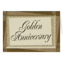 Golden Anniversary Invitation Cards