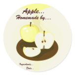 Golden Apples Homemade Product Label stickers