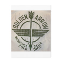 Golden Arrow Motorcycle Club Logo Post Cards