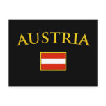 Golden Austria postcards