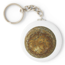 golden ball keychain