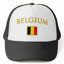 Golden Belgium Mesh Hats