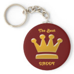 Golden Best Daddy Keychain