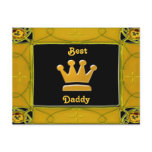 Golden Best Daddy Postcard